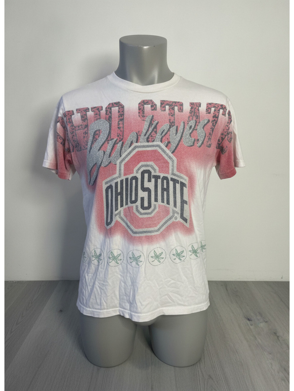 Hollister Blue Ohio State Buckeyes Graphic T-Shirt Medium Relaxed Fit